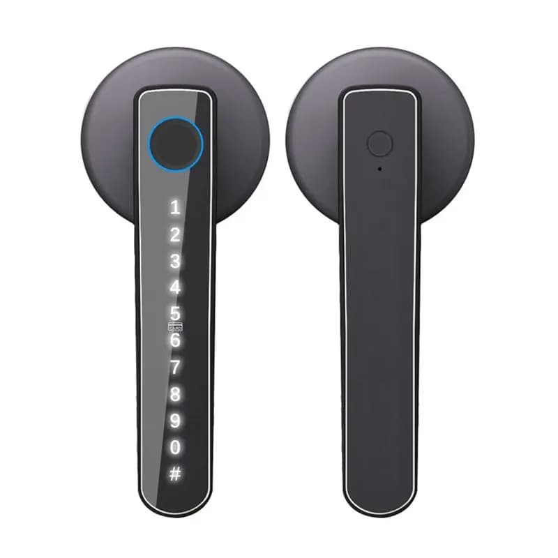AB08-Door Knob Fingerprint Door Lock Smart Bluetooth Door Lock Biometric Keyless Entry Door Lock With Handle