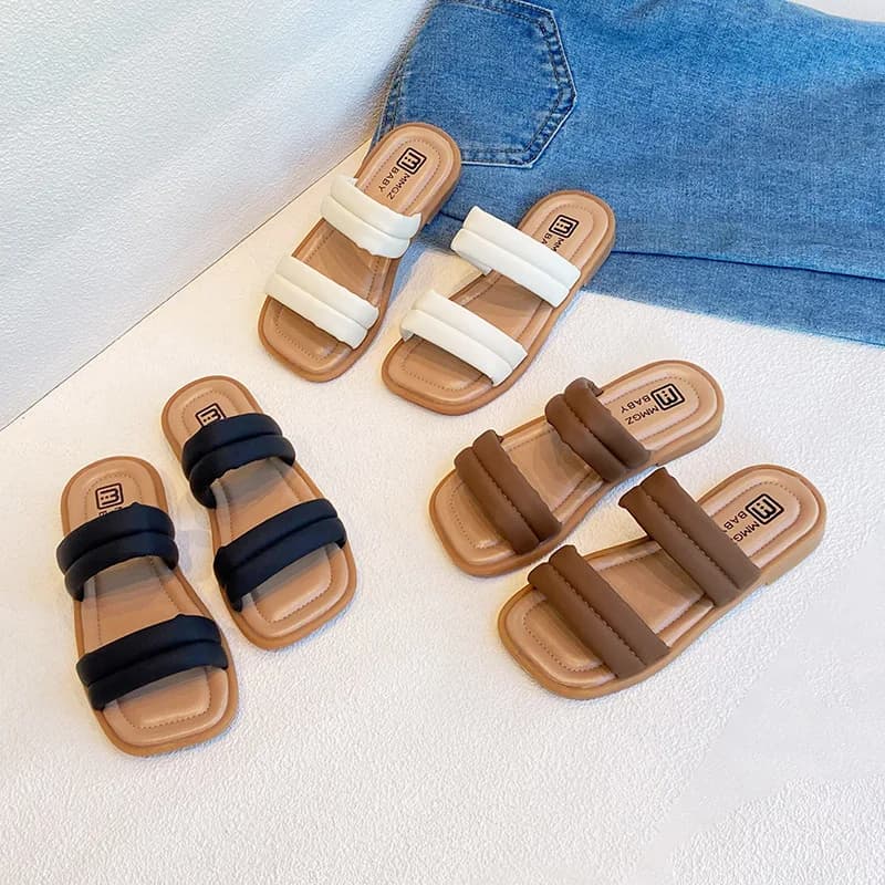 2026 Estate Nuovi Bambini Sandali Casual per le Ragazze Moda Stile Coreano Fondo Morbido Anti-sdrucciolevole Versatili Pantofole Open-toe