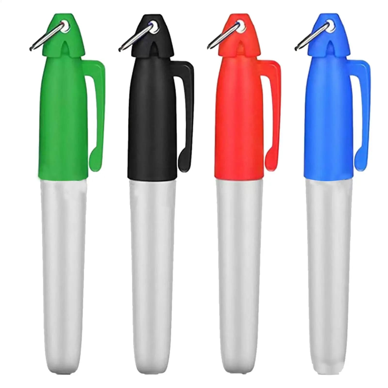 Pennarello per palline da golf, marcatore per palline ad alta precisione, portatile, facile da usare, resistente, stencil, strumenti per la marcatura delle linee sulle palline da golf