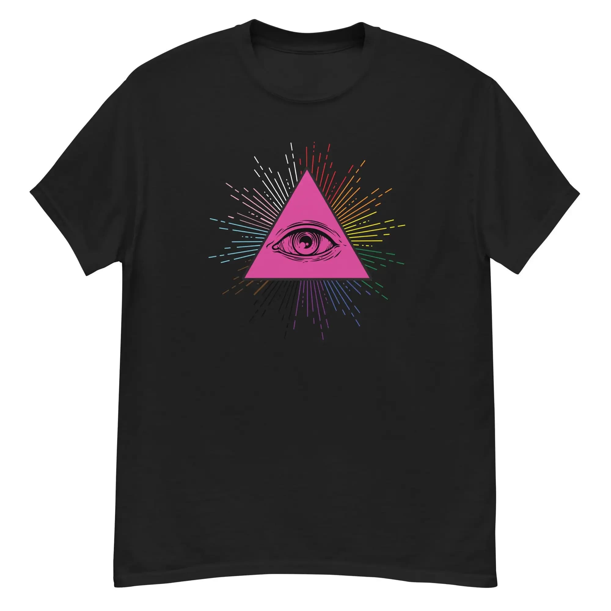 T-shirt da golf in cotone, abbigliamento estetico, maglietta Illuminati ati