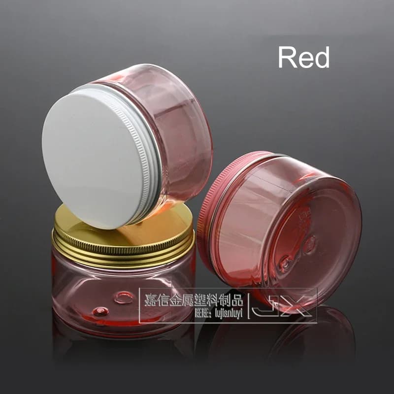 120g Empty Jar Plastic Tin 120ml Cosmetic Cream Lotion Bottle Candy Pill Coffee Beans Nuts Refillable Container