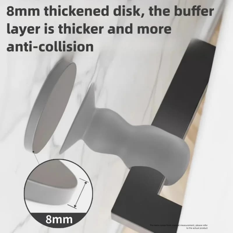 Fermaporta Magnetico Silenzioso in Silicone: Supporto Anticollisione per Porte di Hotel e Abitazioni