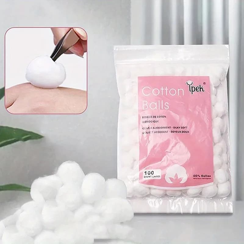 Cotton strips to remove nail polish, nail cleaning tools, cotton balls for cleaning nail art