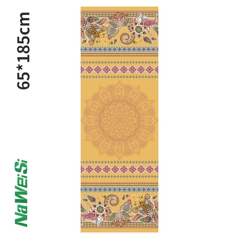 New Yoga Cover in Microfiber Ultra Fine 63*185cm, Fashion Pattern, Soft, Breathable, Foldable, Absorb sweat, for Sport Indoor
