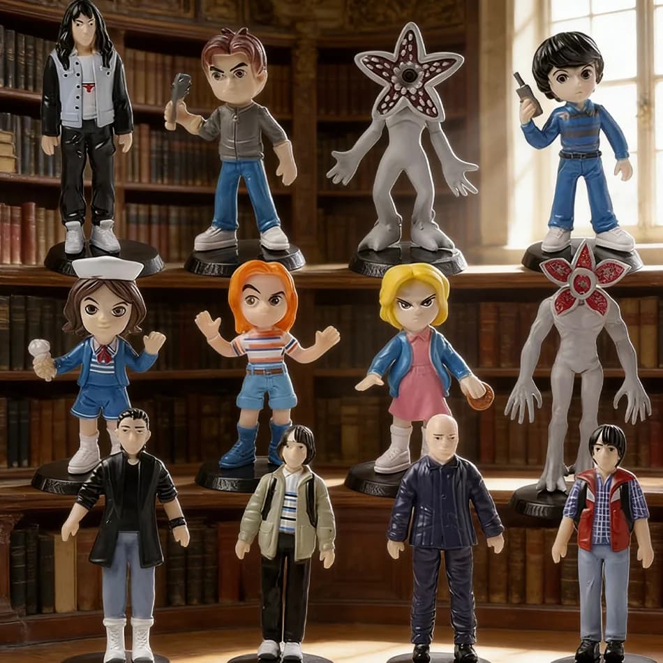 Nuovo 12 PZ/SET Strangered Things Stranger TV Figura Steve Monster Figure Insaccato Bambole IN PVC Desktop Decora Regali