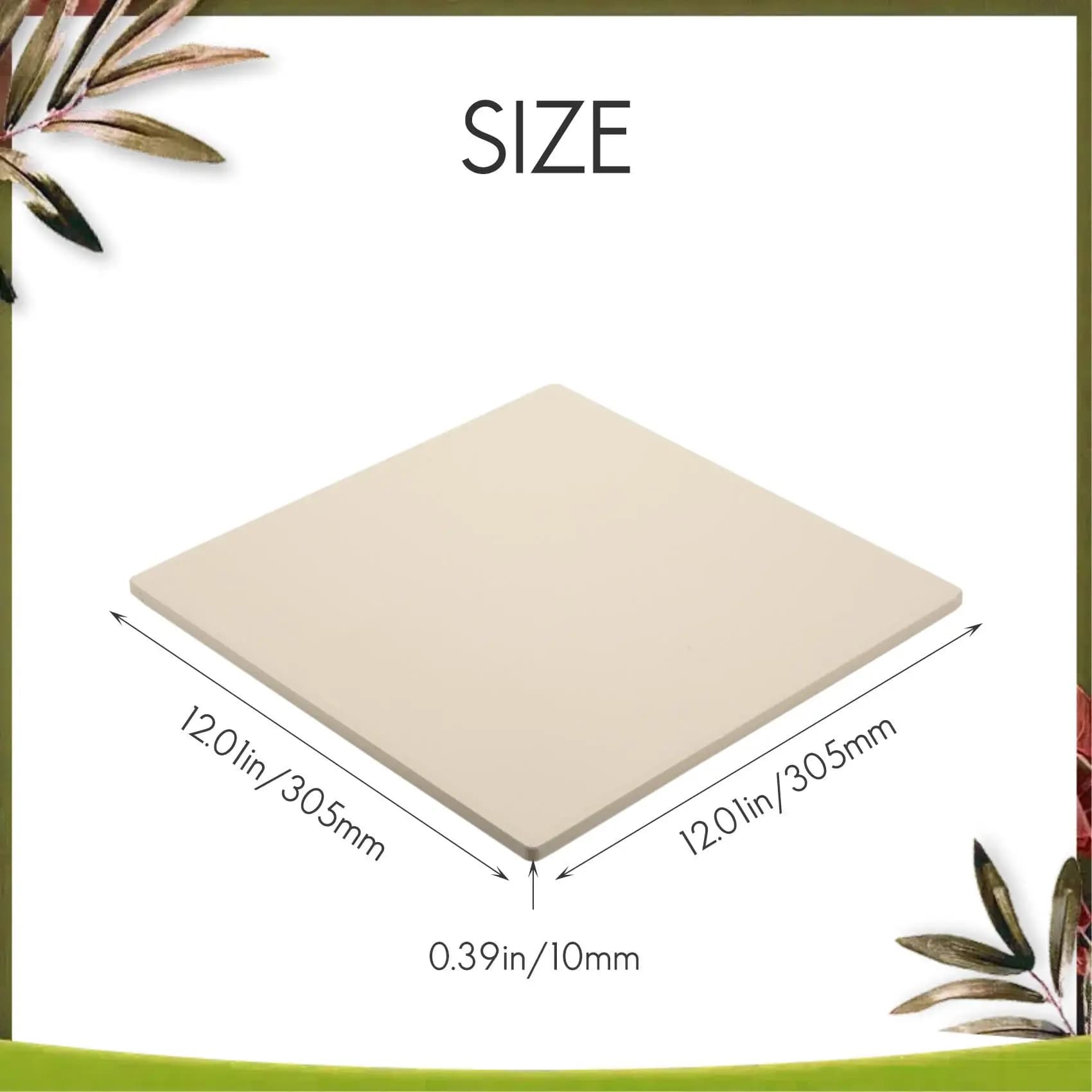 Affidabile-Pietra per pizza per cucinare cuocere alla griglia Strumenti per pizza extra spessi per forno e barbecue Grill Bakeware Vassoio per pane Cucina Baki