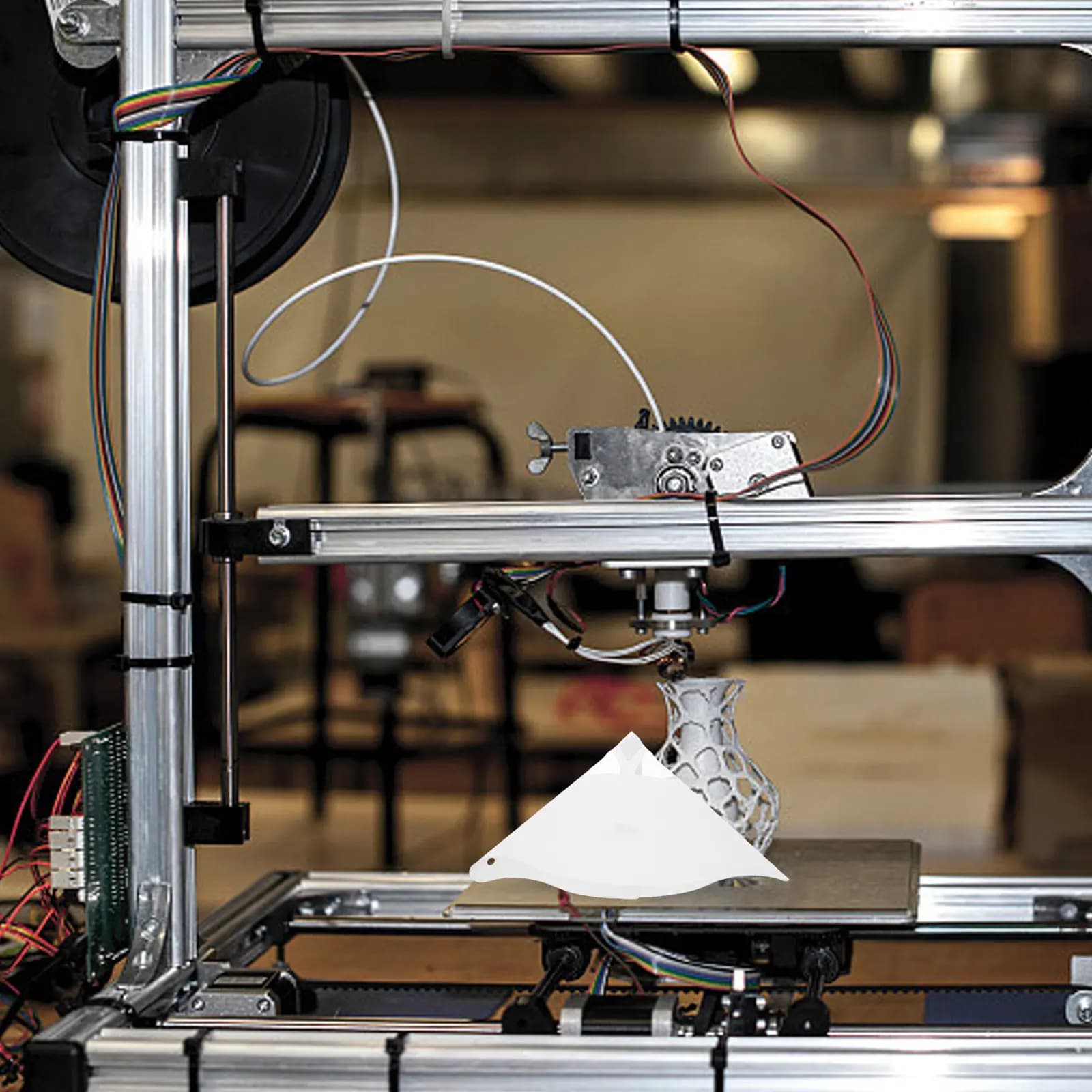 10 Pezzi Filtro di Carta Monouso a Imbuto in Materiale Ispessito per Riciclo Filamento SLA UV Accessori Stampante 3D