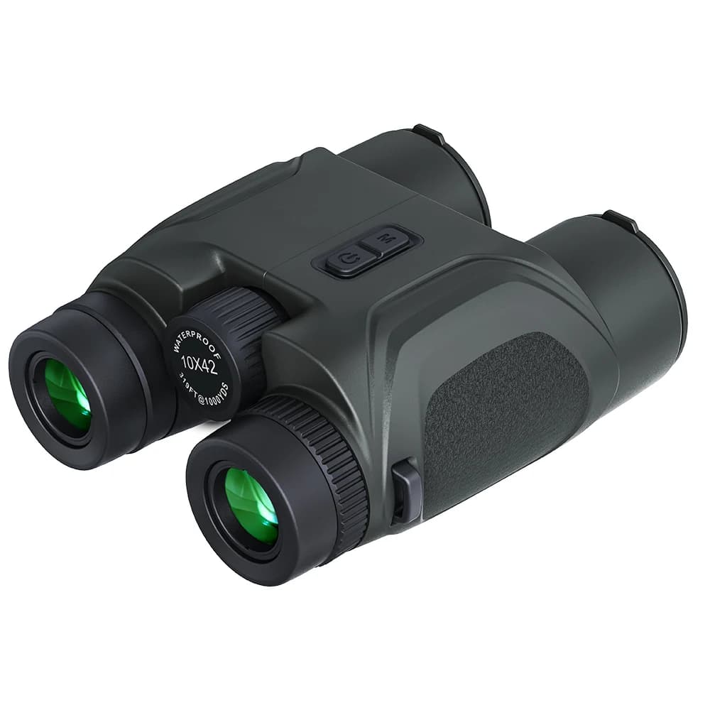 Telemetro Laser Binoculare TRV di Ultra Alta Precisione da 10 a 5000 Iarde con Misurazione di Azimut, Altezza e Angolo, Impermeabile