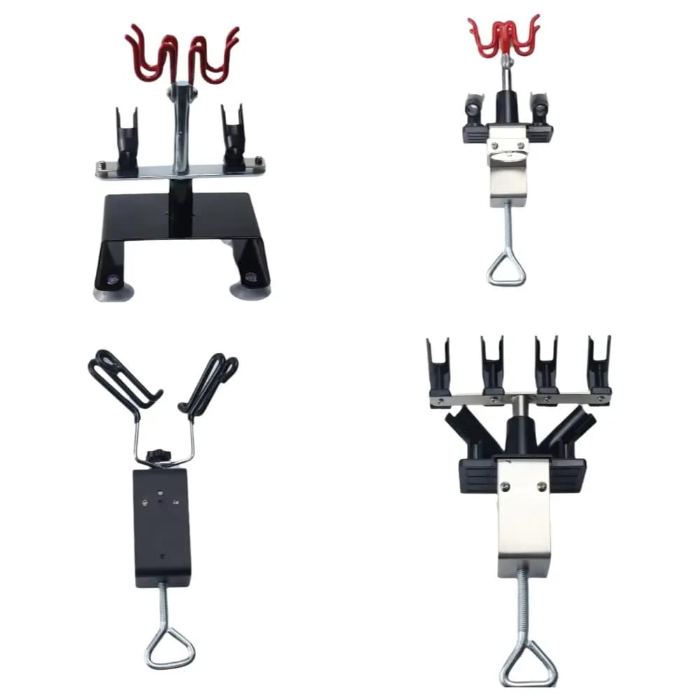 Large Airbrush Holder for Handled Airbrushes, Universal Desk Clamp Airbrush Stand, Fits Big Spray Guns