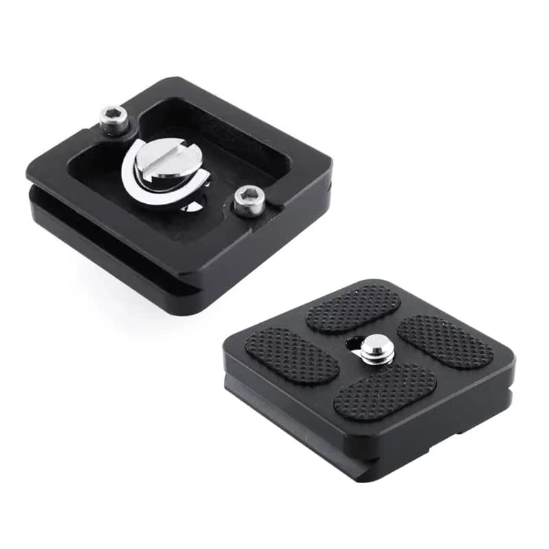 Piastra a sgancio rapido da 40 mm Piastra per treppiede Supporto per fotocamera Adattatore DSLR Piastra a sgancio rapido con da