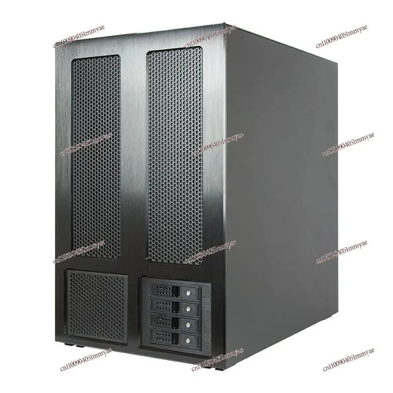 Chassis Tower GPU per 4 Schede Grafiche 4090, Workstation Server per Calcolo Avanzato e Deep Learning