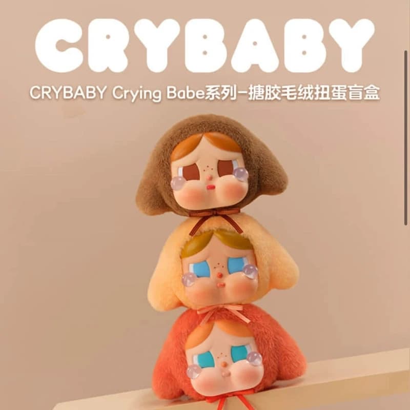 POPMART Crybaby che piange sorella Serie Stazione Shanghai Edizione limitata Cultura pop Figure Scatola per bambole Scatola cieca Giocattoli creativi alla moda