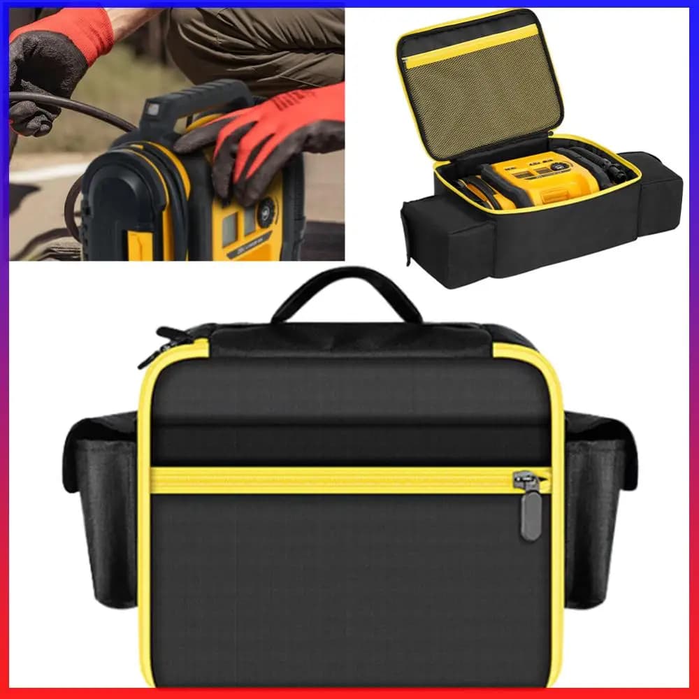 Organizzatore Porta Utensili Senza Fili per Batterie e Kit di Ricarica, Custodia da Viaggio per Gonfiatore Pneumatici DEWALT 20V Max DCC020IB