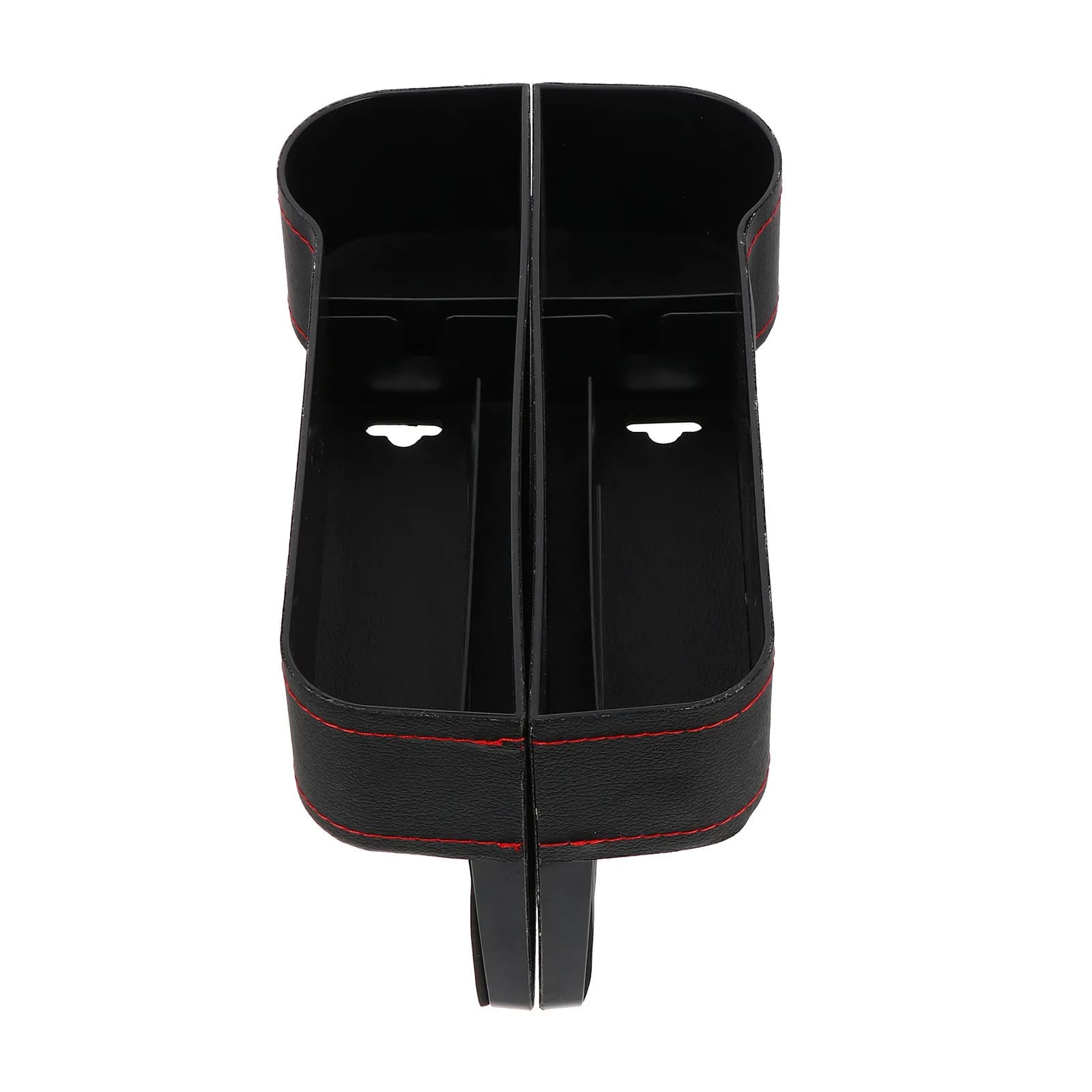 2Pcs Car Seat Gap Organizer Sturdy Plastic Material Holds Smartphone Wallet Cards Keys Coins Front Seat Side Storage