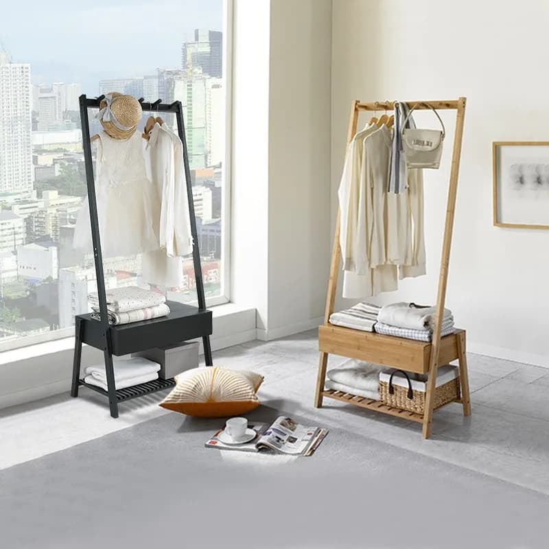 Porta di casa camera da letto balcone portaoggetti appendiabiti pavimento semplice scatola di immagazzinaggio stendibiancheria multifunzione