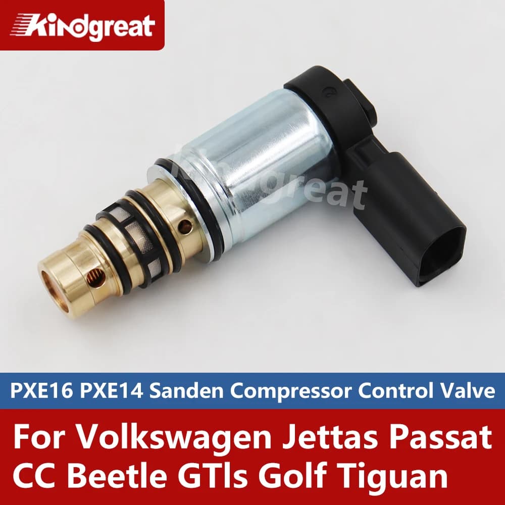 For volkswagen jettas sanden ac compressor PXE16 PXE14 car a/c compressor ac compressor control valve