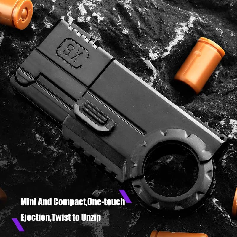 Antistress Fidget Toys Aggiornamento Anello da dito Spinner Mini lancio Shell Gun Toy per bambini Adulti Regalo antistress