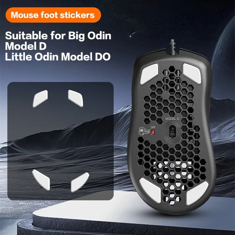 NEW Replacement Mouse Foot Sticker Anti-Slip Mouse Skates Pad For Glorious Model O/Model D Gaming Mouse For Computer Gamer 1 Set