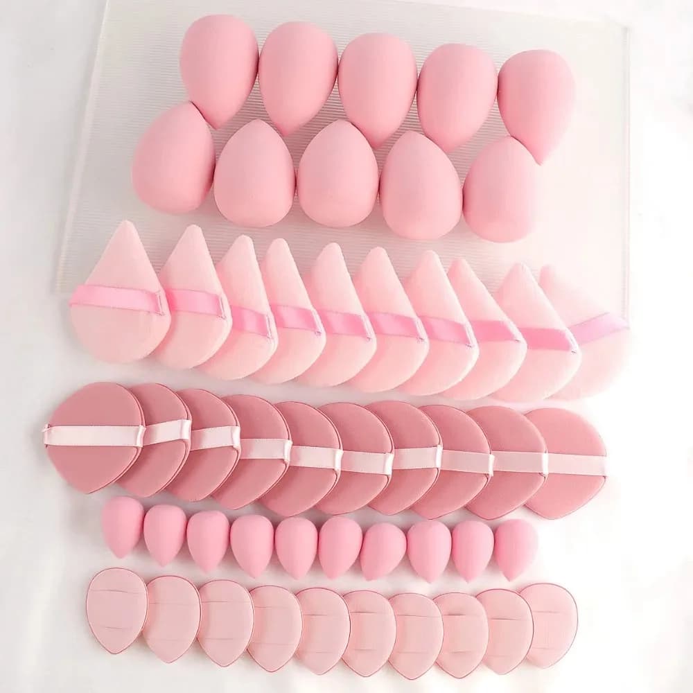 50 pcs soft makeup sponge for beauty sponge for make-up concealer foundation liquid face soft cosmetic tools for make-up
