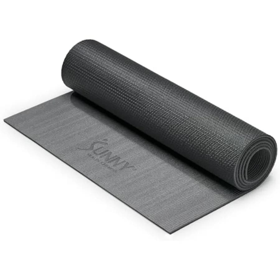 Non-Slip Yoga Mat Durable Anti-Tear Lightweight Cushioned Support for Yoga Pilates Stretching Exercises Meditation and Floor Wo