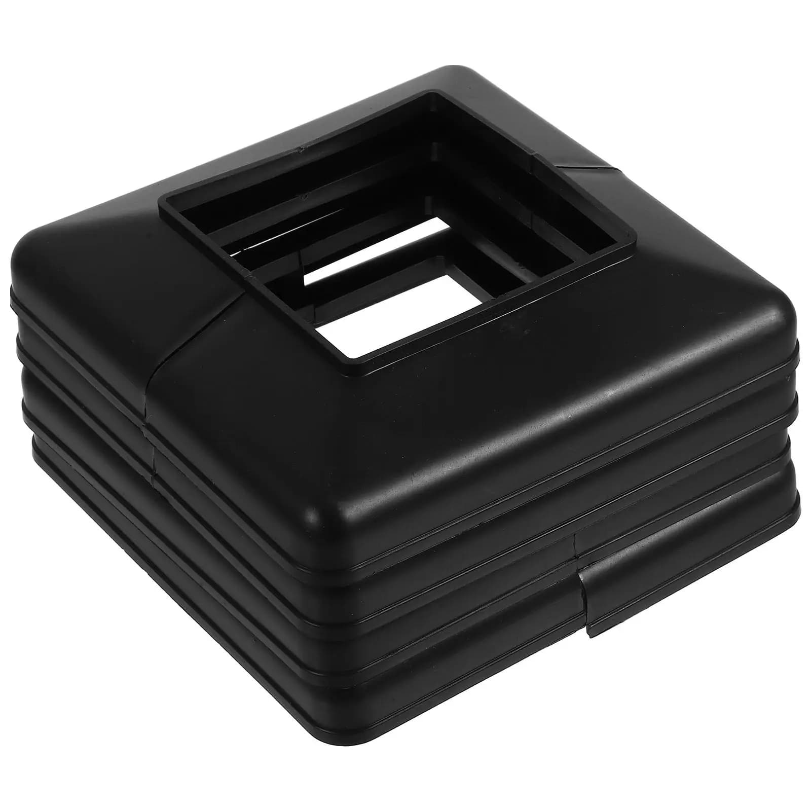 4 Pezzi Copricolonna in Plastica Resistenti alle Intemperie per Scale, Balconi, Terrazze e Porticati