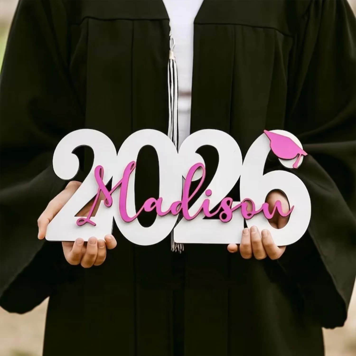 1pc multi-layer wooden decorative plaque, customized gift, graduation decoration, graduation commemoration, graduation gift