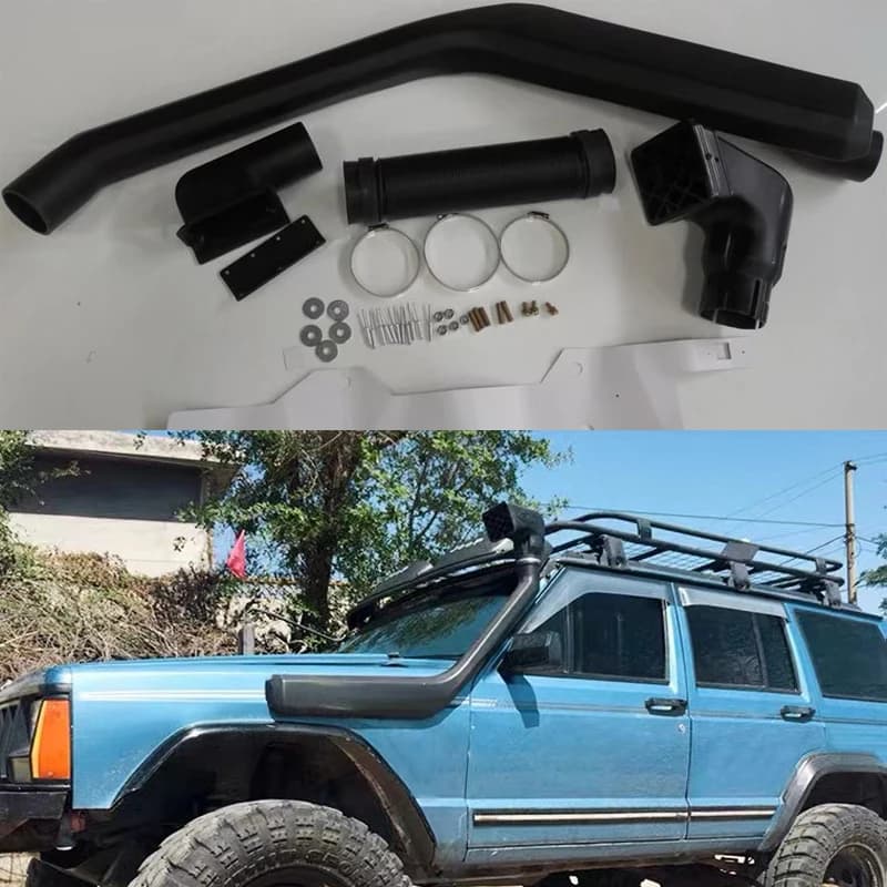 Air Flow Auto Tube Snorkel For Cherokee XJ 2500 213 Air Suction LLDPE Snorkel Kit Fit XJ Cherokee1985.1-1995. 1