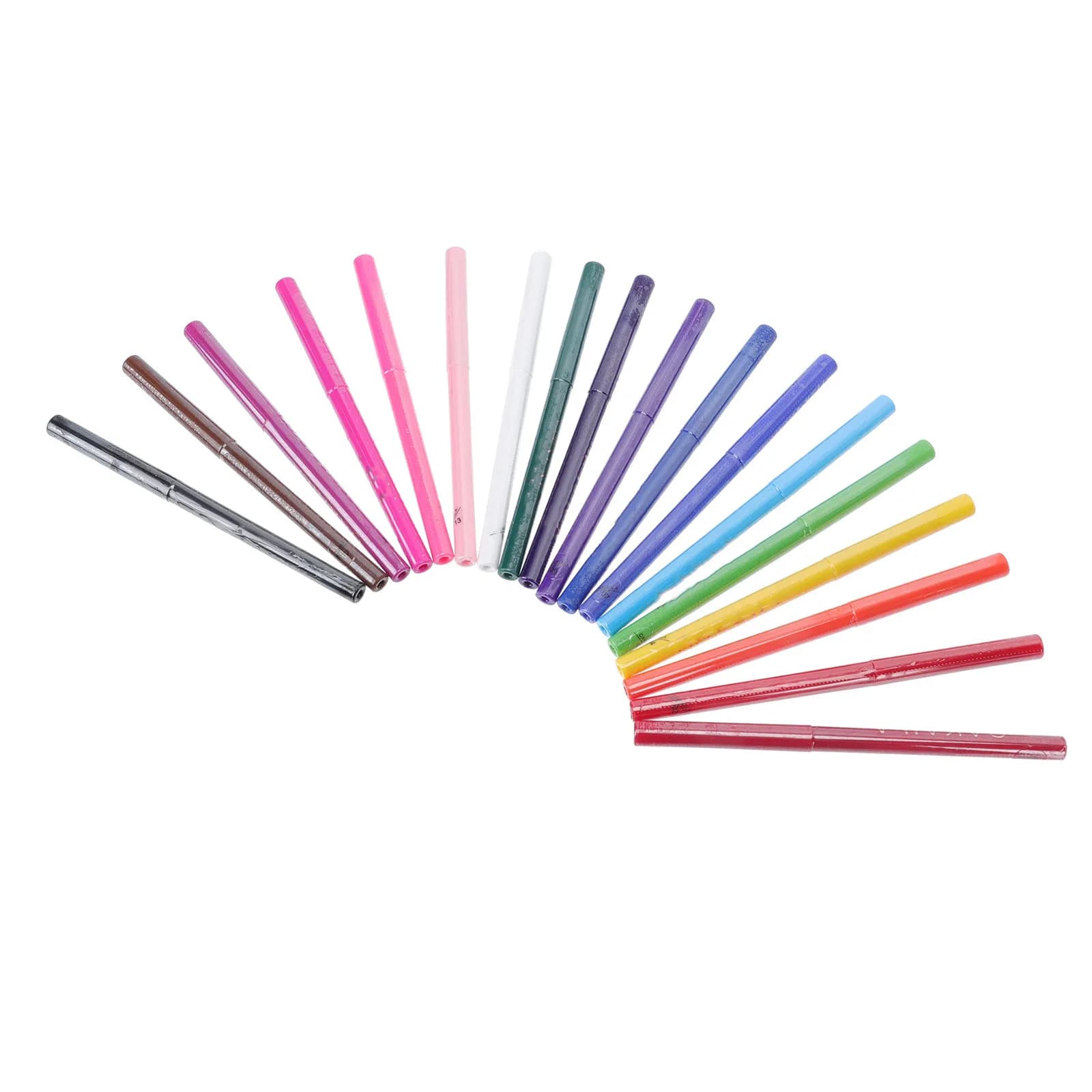 Set di eyeliner da 18 pezzi, eyeliner colorati, matite per il trucco, accessori portatili per il trucco degli occhi, strumenti per il trucco degli occhi