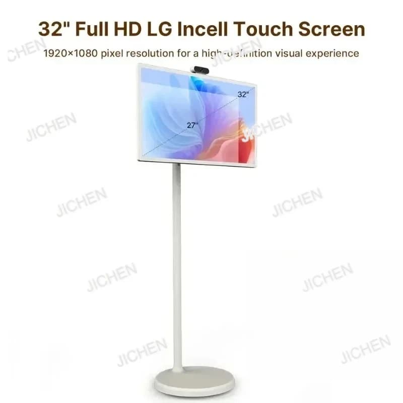 Monitor touchscreen wireless IPS JXC Neu da 2 pollici con supporto regolabile e batteria integrata - 19