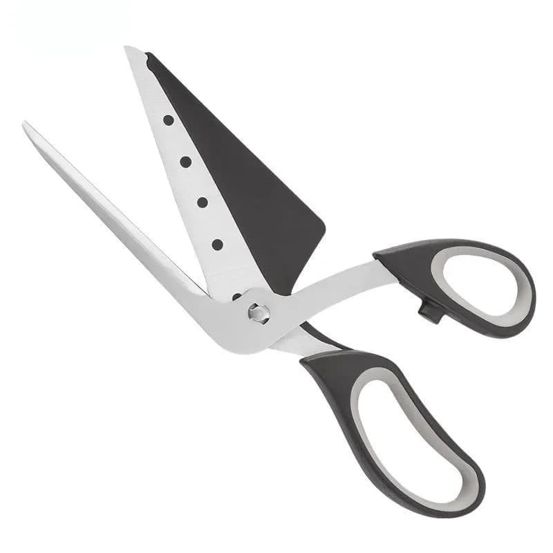 2 in 1 forbici multifunzionali affettatrice per pizza vassoio per server staccabile pala per pizza strumento cucina gadget da cucina in acciaio inossidabile