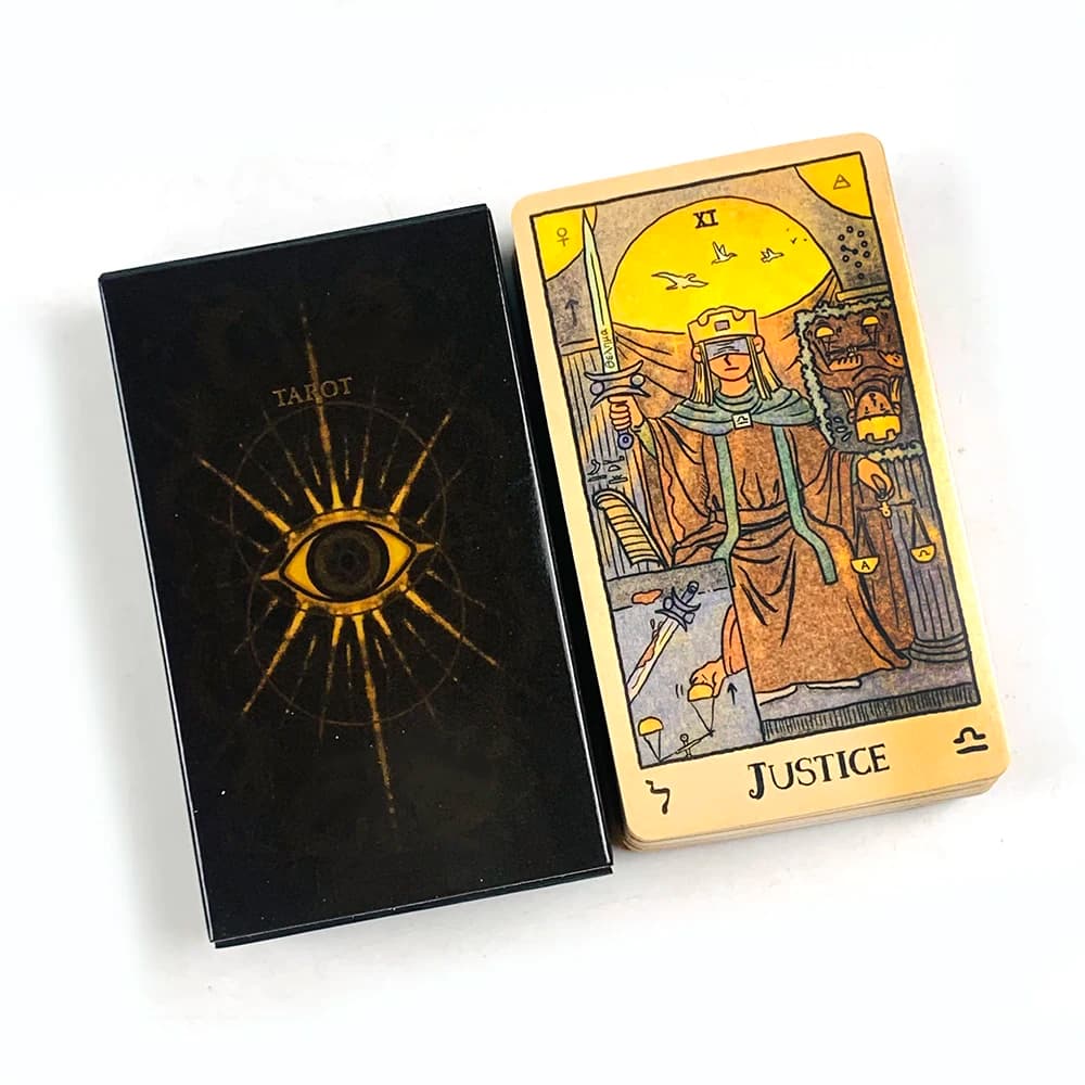 Nuove carte dei Tarocchi Un mazzo di 80 carte dei Tarocchi con illustrazioni mistiche dal design classico per principianti e professionisti, ideali per divinazione, meditazione e regali