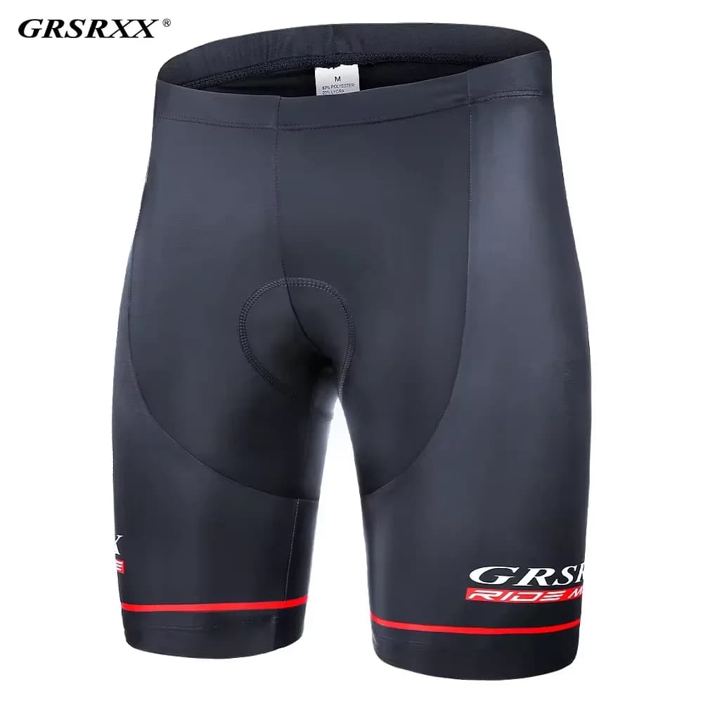 GRSRXX Summer Cycling Shorts Men's Bike Trousers MTB Collant with Shock-resistant 5D gel padding Sports cycling clothing on breathable road