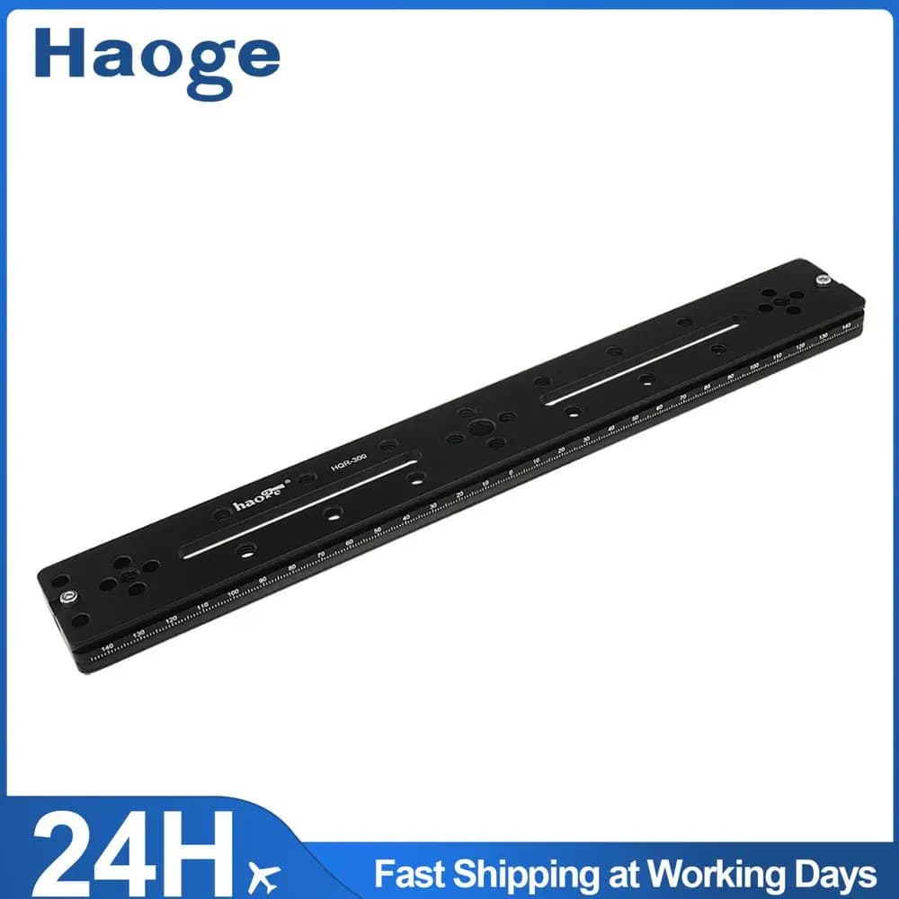 Haoge hg-300 millimetri Multi-purpose A Doppio A Coda di Rondine Lungo A Sgancio Rapido Extender Binario di Scorrimento Piastra per la Macchina Fotografica Treppiedi Ballhead Morsetto fit Arca