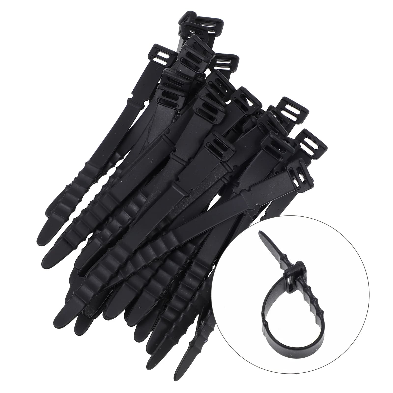 Organizzatore di cavi in silicone da 40 pezzi, morbidi e flessibili, per cuffie, caricabatterie USB, gestione ordine e disordine sul desktop
