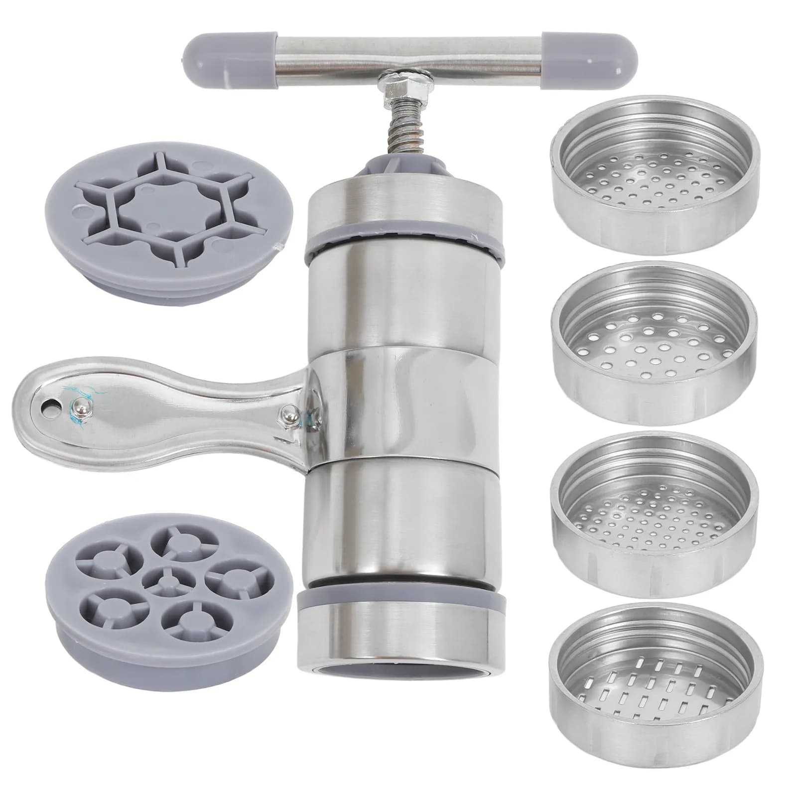 1 Set Estrattore Manuale per Miele in Acciaio Inossidabile, Macchina Multifunzione per Pasta e Succhi, con Manovella