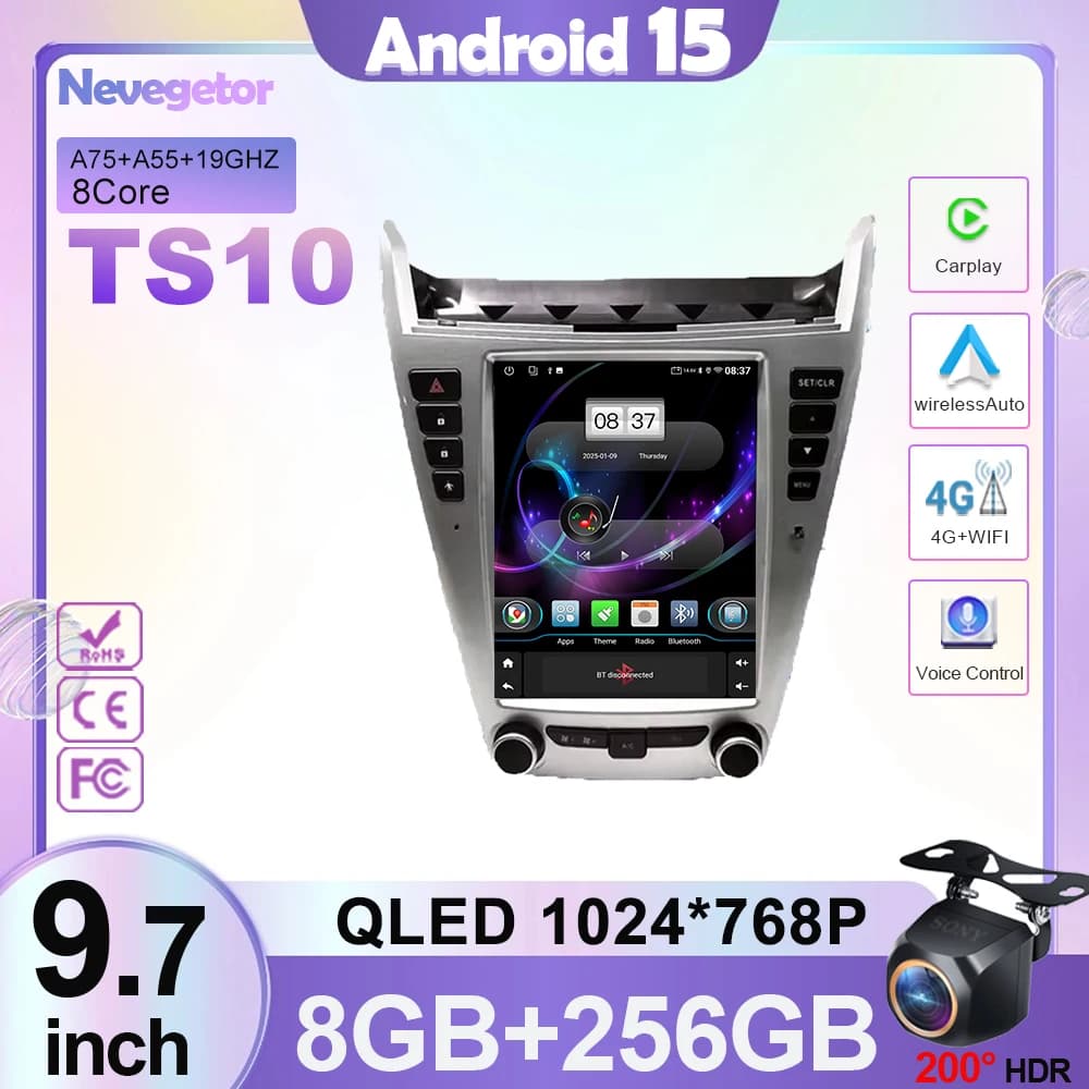 Autoradio Android15 da 9,7 '' per Chevrolet Equinox Explorer 2010 2011 2012 2013 2014 2015 2016 lettore multimediale GPS ad alte prestazioni