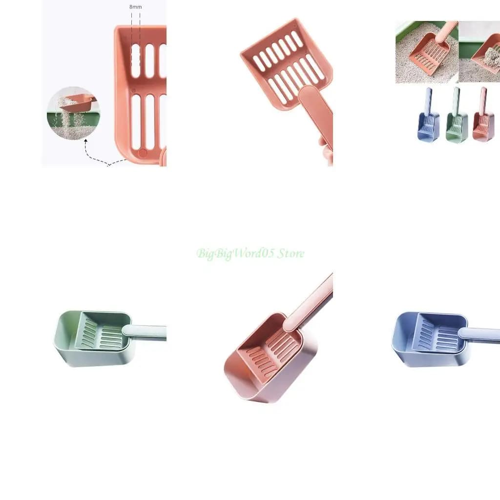 24TE Palette efficienti per lettiera per gatti con pala per lettiera Detergente per lettiera per piccoli animali