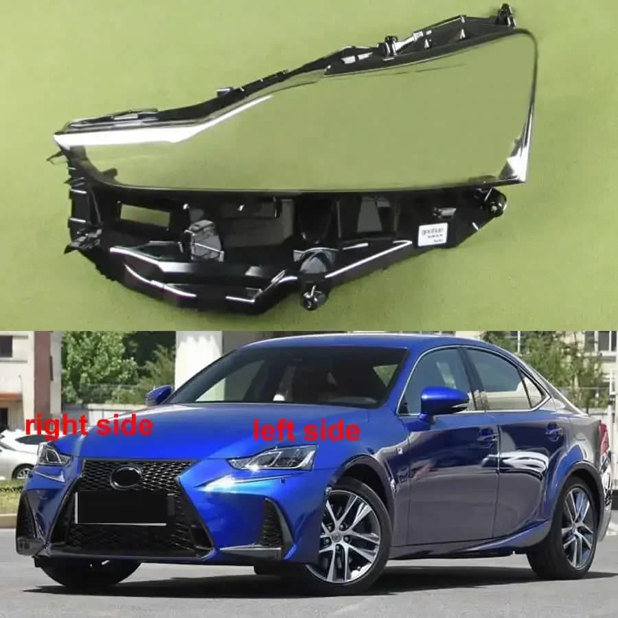 For Lexus IS250 IS300 2016-2020 LED Lamp Cover Headlamp Shell Transparent Lampshade Headlight Shade Lens Plexiglass