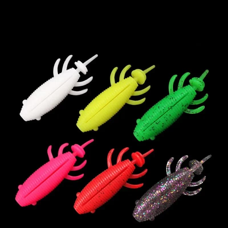 1 pz esca morbida esca 8 cm/13 g pesca super silicone esche artificiali basso pesce nero attrezzatura da pesca