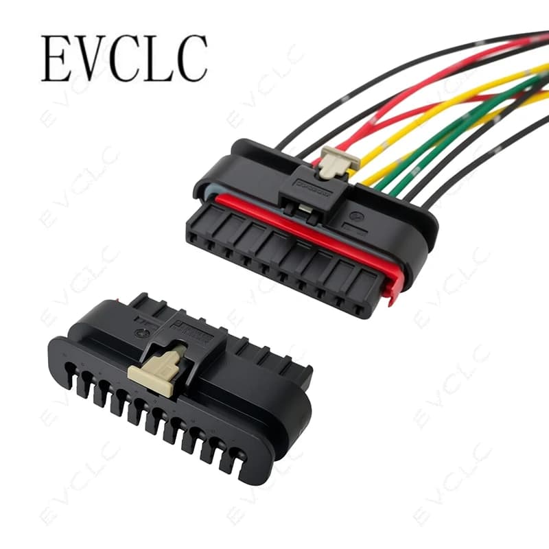 1 Set 10-Pin Automotive Wiring Harness Connector Waterproof Plug 2363012-1 for TE Connector Automotive Sensor Plug