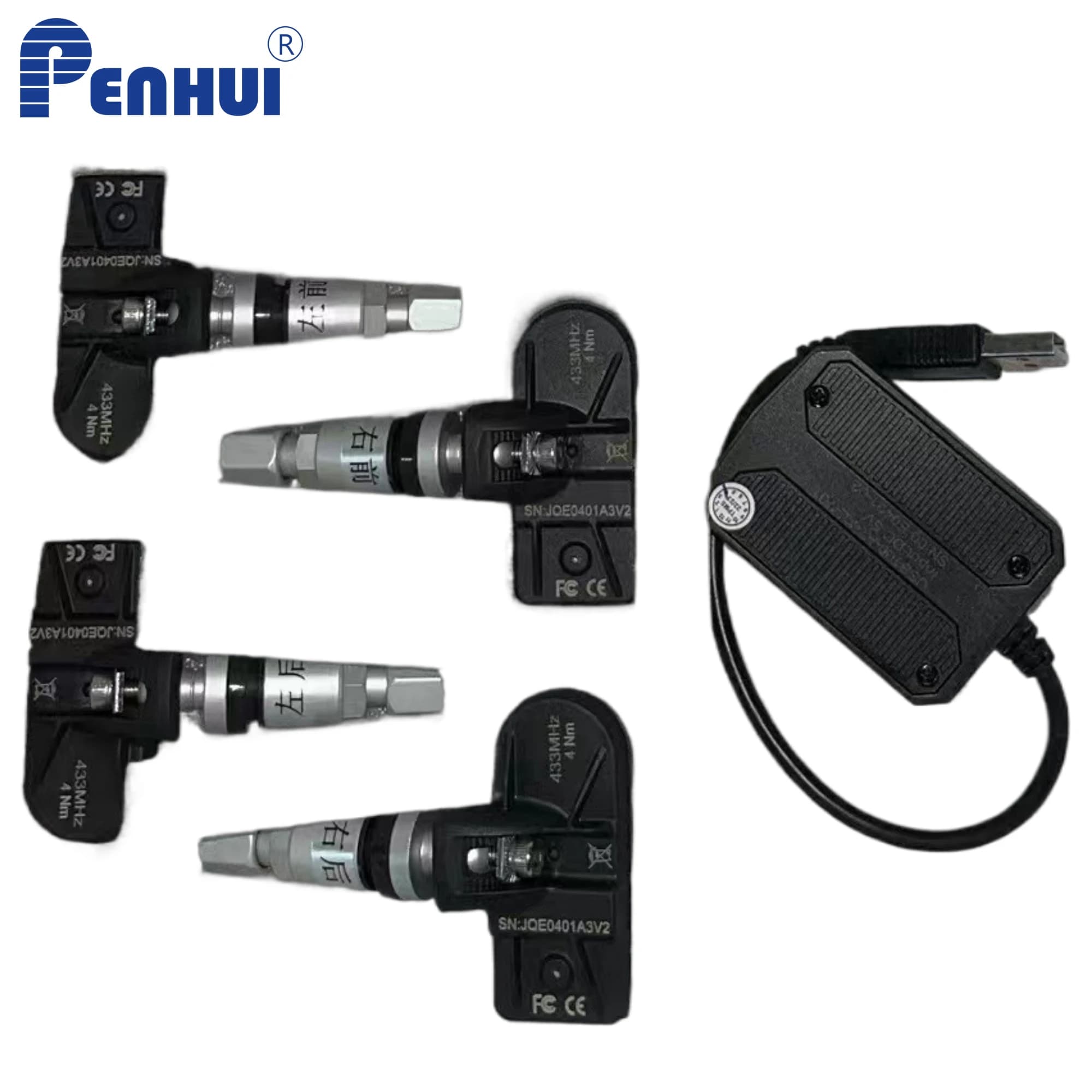 Il sensore TPMS universale supporta tutti i veicoli Sistema di monitoraggio della pressione dei pneumatici Sensore automatico della pressione dei pneumatici per tutte le auto