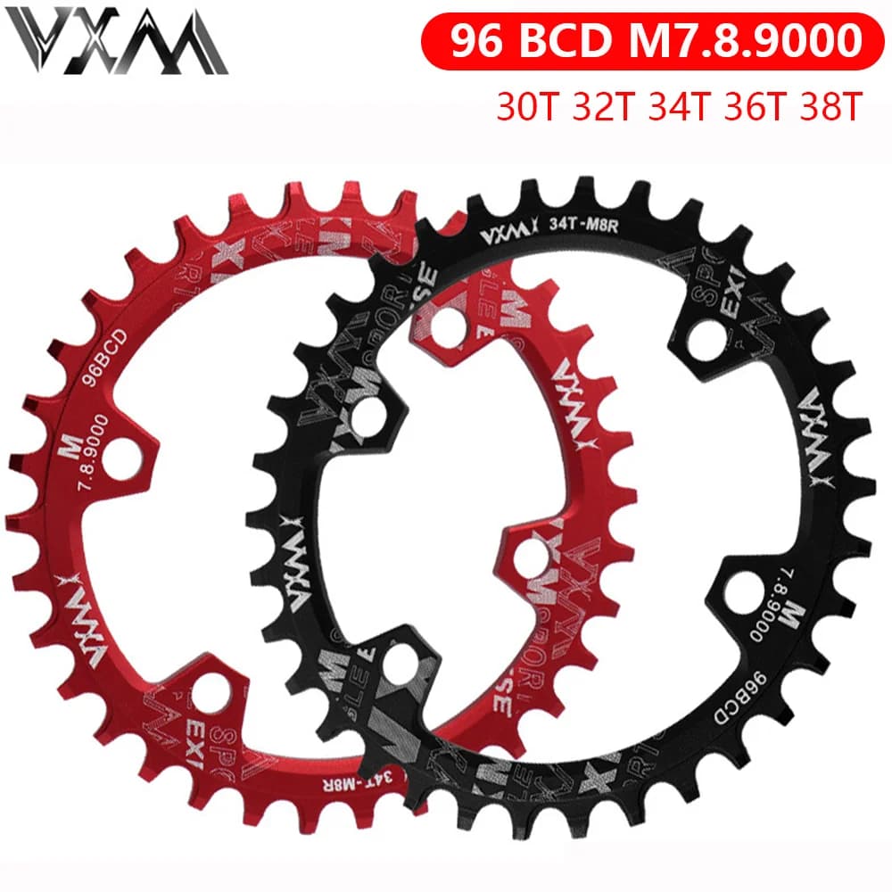 VXM 96bcd Corona MTB Mountain Bike Anello catena bicicletta 30T 32T 34T 36T 38T Corona Dente Piastra Parti Per M7000 M8000 M4100 M5100