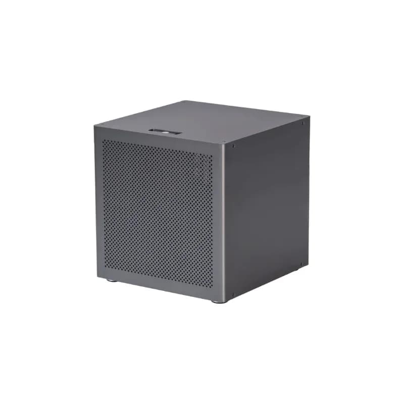 Auriga 6 Disk NAS Chassis 2mm Anodized Aluminum MATX ATX PSU Black Flying Bull UNRAID Synology DIY Storage Case