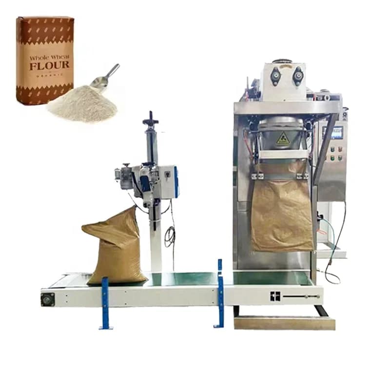 10 50kg Automatic Weighing Bagging Filler for Protein Milk Flour Powder High Quality Industrial Use Custom