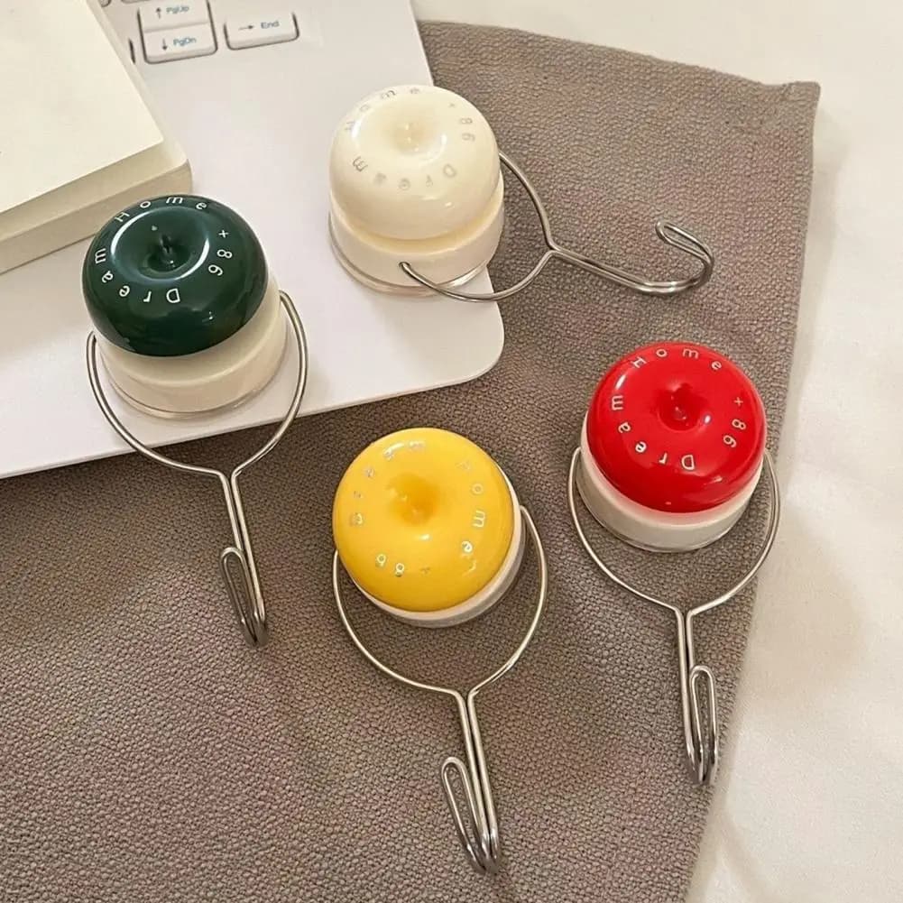 Gancio a ventosa resistente riutilizzabile senza foratura, facile da installare, con design girevole a 180 gradi per bagno e cucina