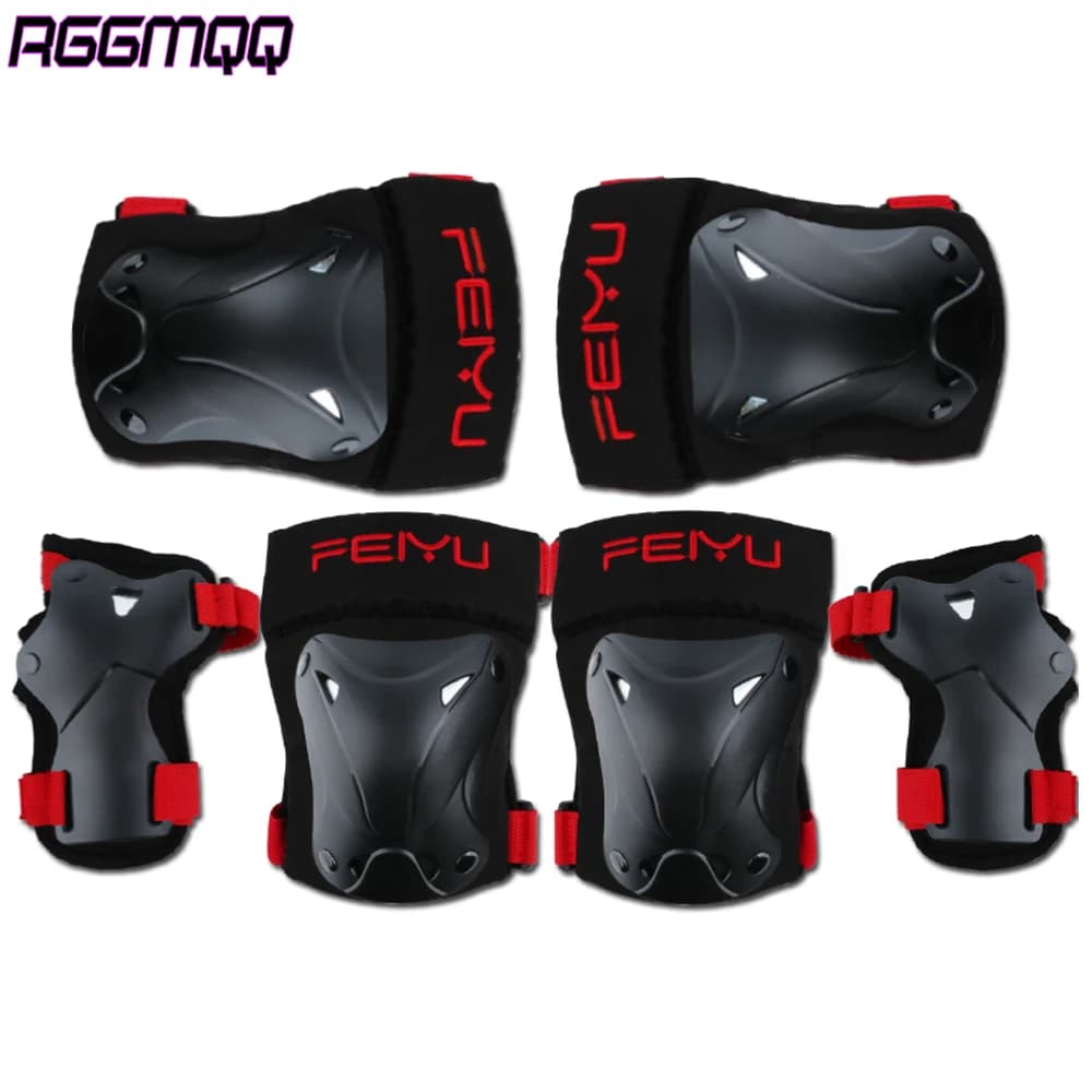 Set di 7 caschi e imbottiture per bici per bambini, regolabili per 3-10 anni, protezioni per ginocchia/gomiti/polsi per ciclismo, skateboard, scooter, comode