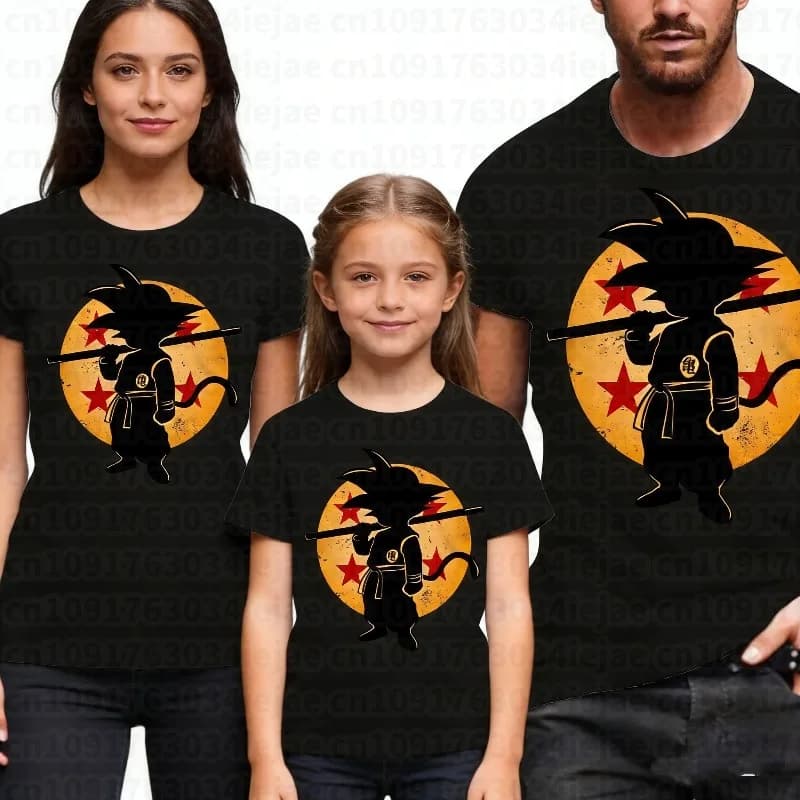 T-shirt Uomo Estivo 2026 Dragon Ball 100% Cotone Stampato, Nuova Stampa Anime, Comoda e Traspirante, Taglie Forti, Casual e Vestibilità Ampia