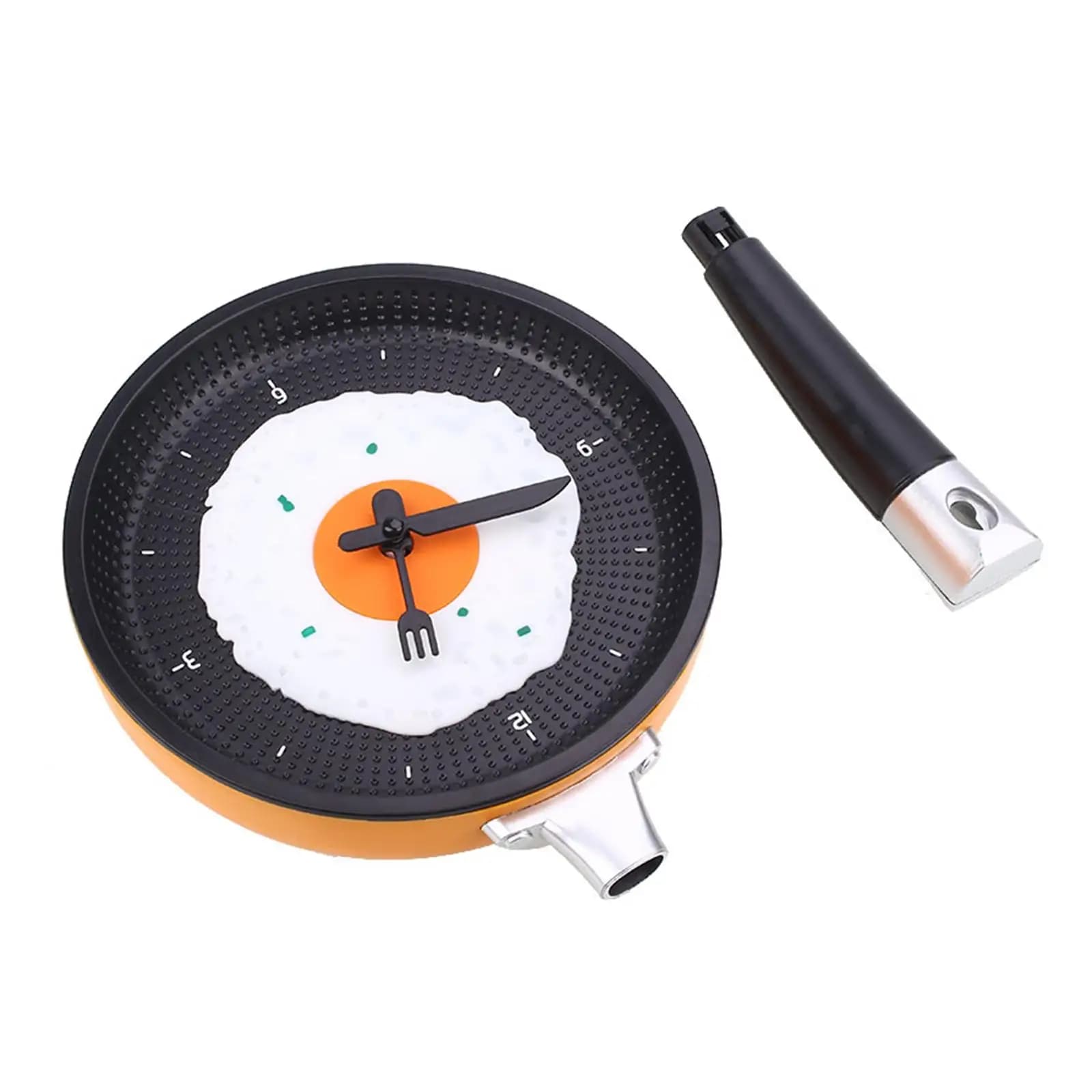 Orologio da Parete Moderno Silenzioso per Casa, Decorazione Cucina, Design a Padella, Orologio da Parete per Arte Murale in Cucina