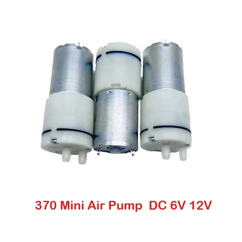 370 Mini Pompa d'aria DC 6V 12V Micro Pompa elettrica per vuoto Motore booster per vuoto per strumenti di bellezza Tiralatte per trattamenti medici