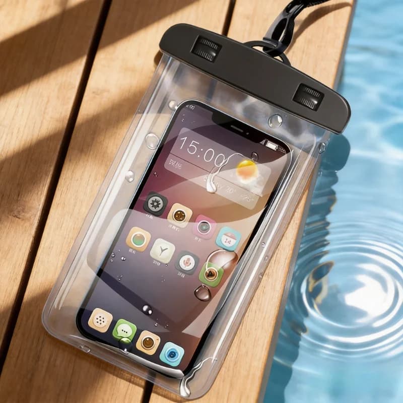 Universal Waterproof Phone Case for Swimming - Underwater Protector Pouch Cover Compatible with iPhone 11 12 13 14 15 16 Pro Ser